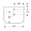 Раковина 65x48 см Geberit Smyle 500.230.01.1