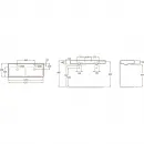 Раковина 121,2x46,6 см Jacob Delafon Vivienne EXBL112-00