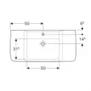 Раковина 100x48 см Geberit Renova Plan 122100000