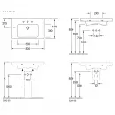 Раковина 80x47 см Villeroy & Boch Subway 2.0 71758001