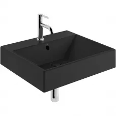 Раковина Kludi Resa 59WW6139 61x50,5 см, подвесная, черный матовый