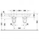 Раковина 120x49 см Duravit D-Code 03481200002