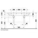 Раковина 120x49 см Duravit D-Code 03481200002