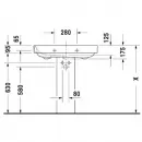 Раковина 80x52,5 см Duravit Happy D.2 2316800000