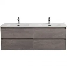 Тумба под раковину BelBagno Kraft KRAFT-1200-4C-SO-2-CG 120 см, подвесная, Cemento Grigio