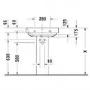 Раковина 60x47,5 см Duravit Happy D.2 2316600000