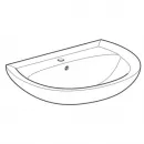 Раковина 70x53 см Geberit Renova 223070000