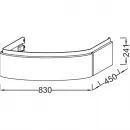 Тумба белый глянец 83 см Jacob Delafon Presquile EB1100-G1C