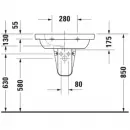 Раковина 65x48,5 см Duravit D-Code 03426500002