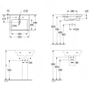 Раковина 55x44 см Villeroy & Boch Subway 3.0 4A705601