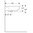Раковина 60x49 см Geberit Renova 223060000