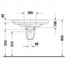 Раковина 85x48 см Duravit D-Code 03428500002