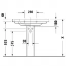 Раковина 85x48 см Duravit D-Code 03428500002