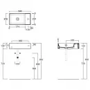 Раковина 50x27 см Simas Agile AG50 cemento matt*1