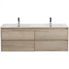 Тумба под раковину BelBagno Kraft KRAFT-1400-4C-SO-2-RGB 140 см, подвесная, Rovere Galifax Bianco