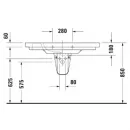 Раковина 105x48 см Duravit D-Code 03421000002
