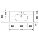 Раковина 105x48 см Duravit D-Code 03421000002