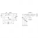 Раковина 80x50 см Villeroy & Boch Venticello 41048LR1