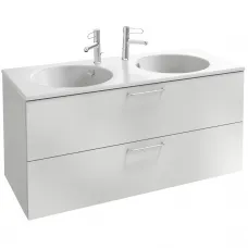 Тумба белый глянец 120 см Jacob Delafon Odeon Rive Gauche EB2525-R5-G1C