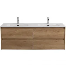 Тумба под раковину BelBagno Kraft KRAFT-1400-4C-SO-2-RNN 140 см, подвесная, Rovere Nebrasca Nature