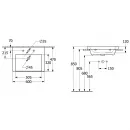 Раковина 60x47 см Villeroy & Boch Subway 3.0 4A706G01