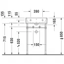 Раковина 50x47 см Duravit Vero Air 2350500000