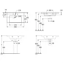 Раковина 80x47 см Villeroy & Boch Subway 3.0 4A708101