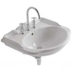 Раковина 71x58 см с одним отвестием под смеситель Globo Paestum PA006.bi*1