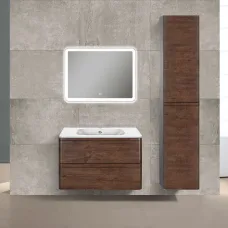 Комплект мебели темное дерево 79,4 см Vincea Vico VMC-2V800RW + VCB-2VP800W + VLM-2A800
