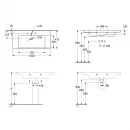 Раковина 100x47 см Villeroy & Boch Subway 3.0 4A70A201