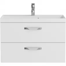 Тумба под раковину BelBagno Aurora AURORA-800-2C-SO-BL 79,6 см, подвесная, Bianco Lucido