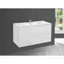Комплект мебели белый глянец 101,5 см Vincea Mia VMC-2MC100GW + VBS-13100 + VLM-3VN100