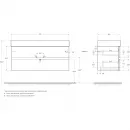 Тумба Noce Chiaro 119,7 см Cezares Molveno MOLVENO 46-120-2C-SO-NC