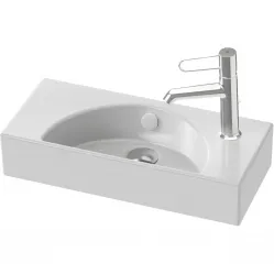 Раковина Jacob Delafon Odeon Rive Gauche EGO112-56-00 50x22,5 см R, рукомойник, белый