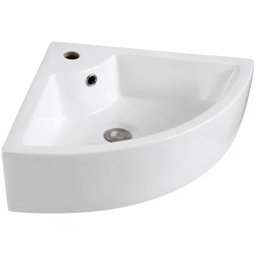Раковина Aquatek AQ5166A-00 32,5x32,5 см, подвесная, угловая, белый
