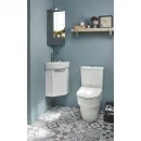 Раковина Jacob Delafon Odeon Rive Gauche EGP112-00 34x34 см, угловая, накладная, подвесная, белый
