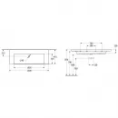 Раковина 130x47,5 см Villeroy & Boch Subway 3.0 4A70D301