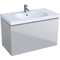 Тумба песочный глянец/песочный матовый 89 см Geberit Acanto 500.612.JL.2