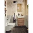 Раковина Jacob Delafon Odeon Rive Gauche EGN112-00 45x36 см, накладная, подвесная, белый