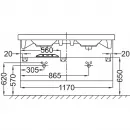 Тумба белый глянец 117 см Jacob Delafon Odeon Up EB892-RUJ5