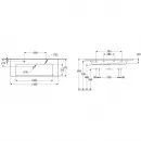 Раковина 130x47,5 см Villeroy & Boch Subway 3.0 4A70D401