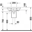Раковина 50x40 см Duravit 2nd Floor 0790500000