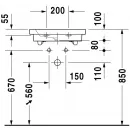 Раковина 50x40 см Duravit 2nd Floor 0790500000