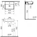Раковина 45x38 см VitrA ArchiPlan 7400B003-0001