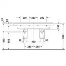 Раковина 130x49 см Duravit Starck 3 0332130000