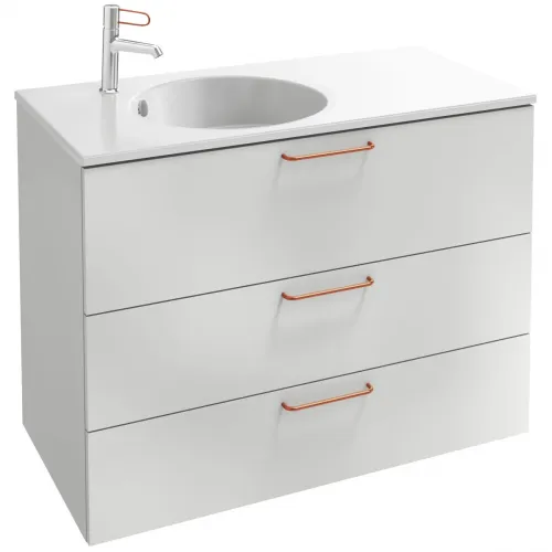 Тумба белый матовый 100 см Jacob Delafon Odeon Rive Gauche EB2534-R7-M49