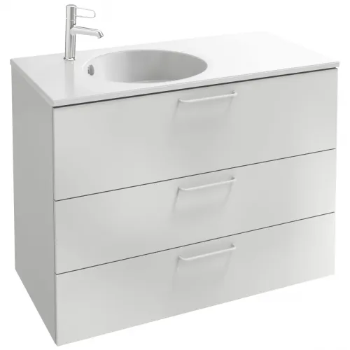 Тумба белый матовый 100 см Jacob Delafon Odeon Rive Gauche EB2534-R6-M49