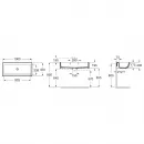 Раковина 100x45 см Roca Access 368PB8000
