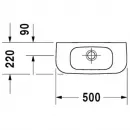 Раковина 50x22 см Duravit D-Code 07065000002