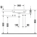 Раковина 50x22 см Duravit D-Code 07065000002